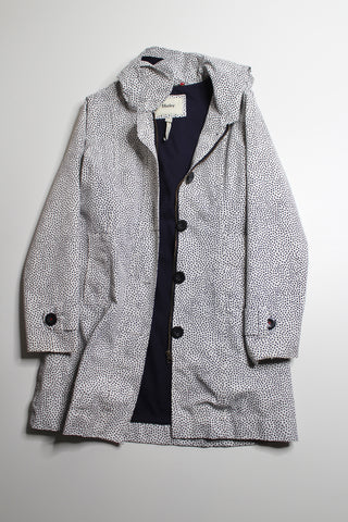 Hatley navy/white womens polka dot raincoat, size 6  (price reduced: was $60)