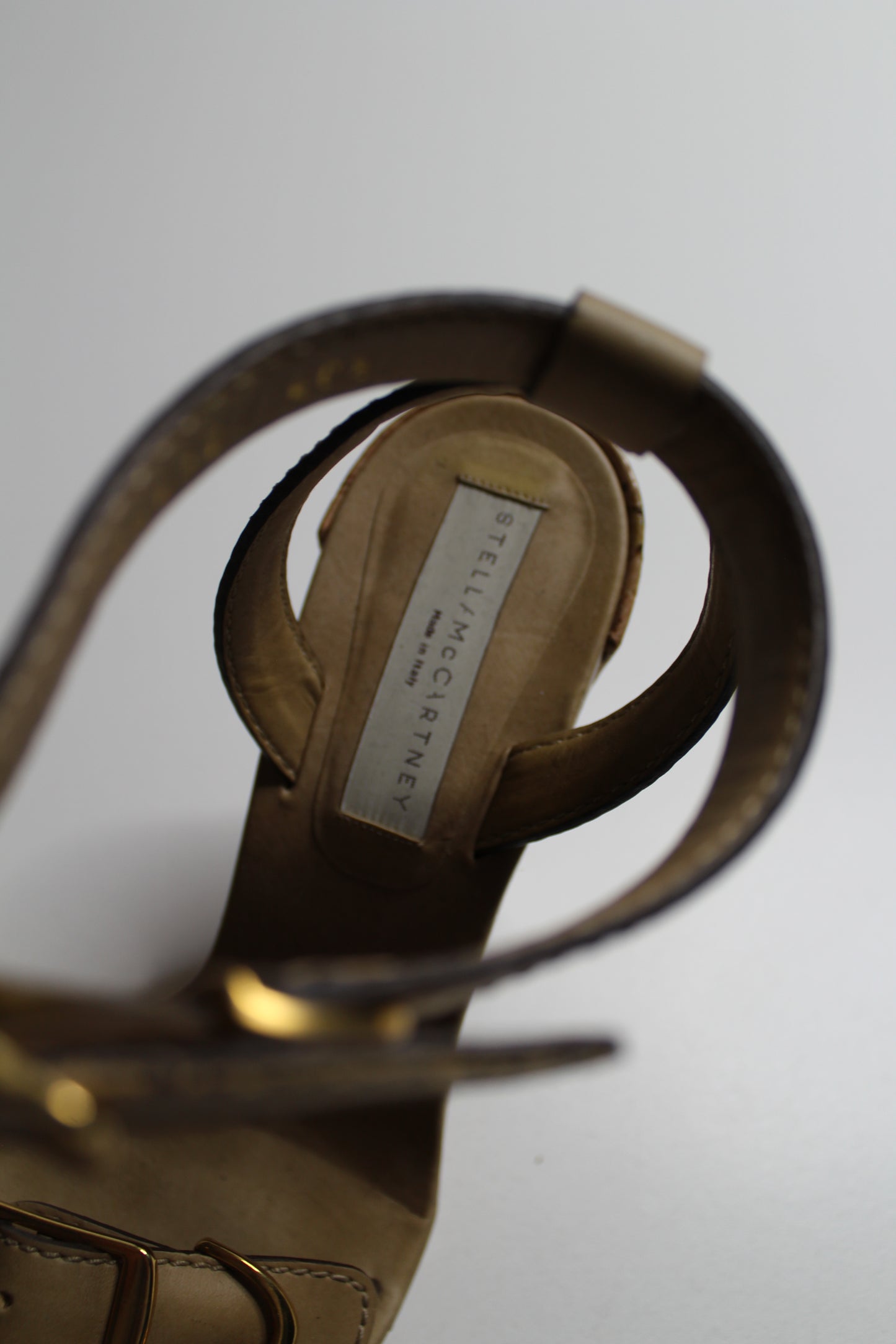 Stella McCartney cork platform sandals, size 40.5