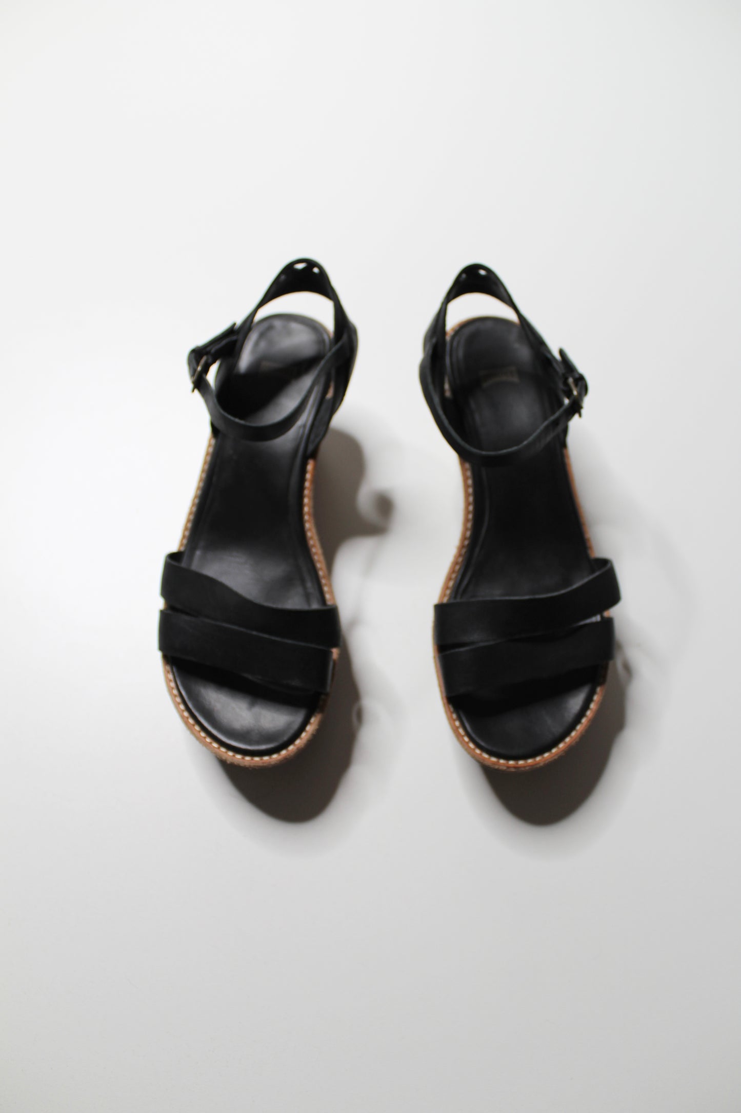 Camper black wedge sandals, size 6 (37)