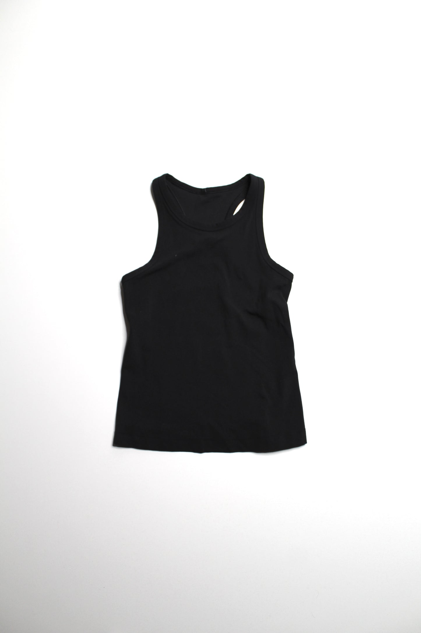 Lululemon black waist length racerback ‘align’ tank, no size. Fits like 4
