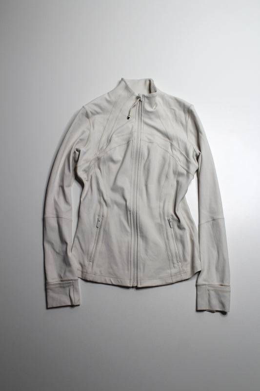 Lululemon ivory ‘define’ jacket, size 8
