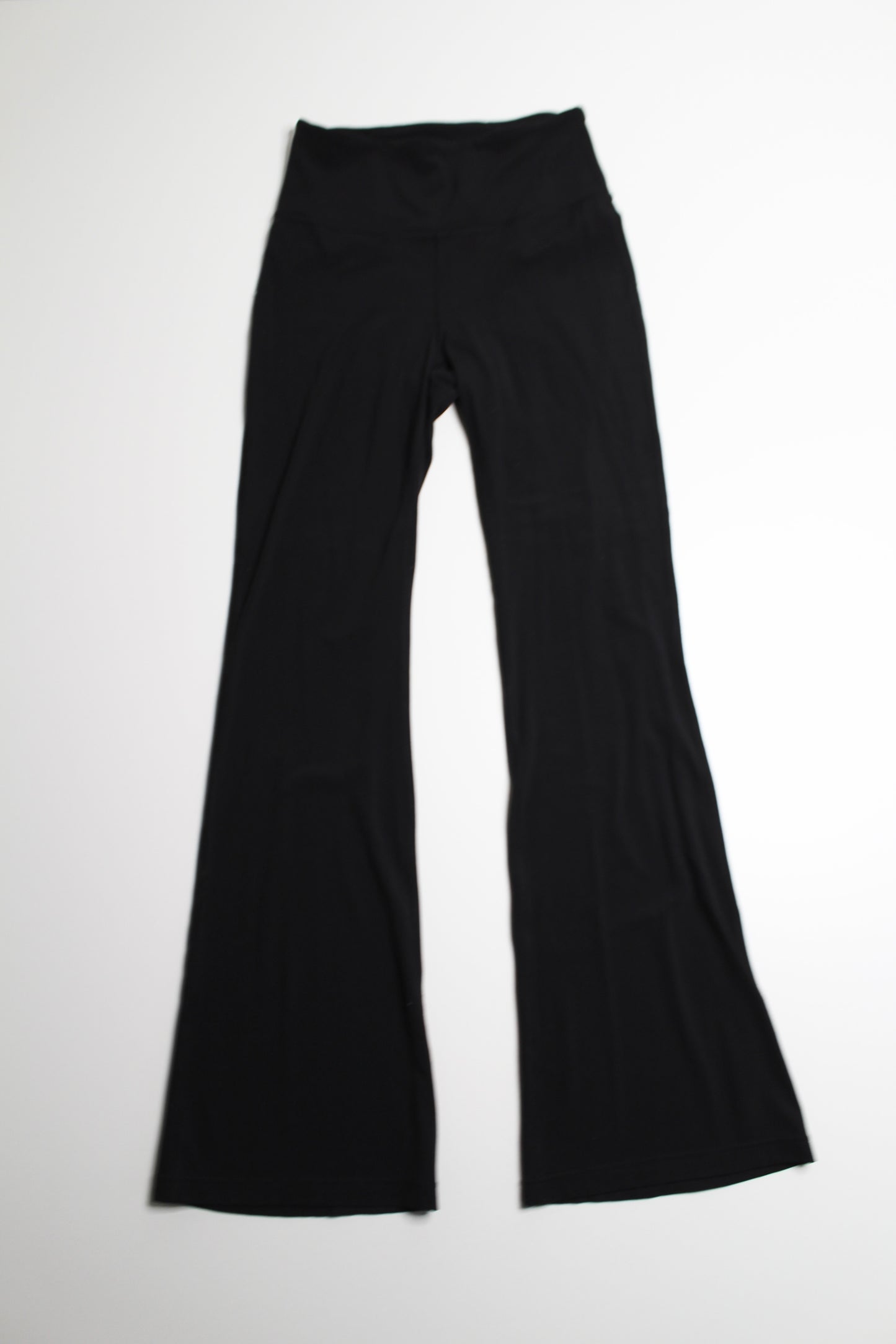 Lululemon black groove super high rise flared pant, size 6 *nulu (price reduced: was $58)