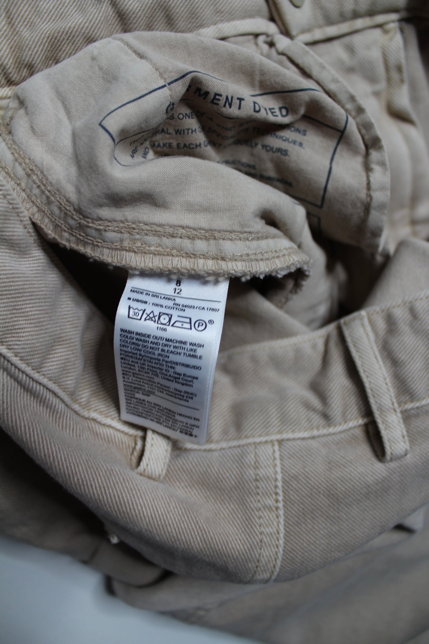 Gap barrel khaki jeans, size 8 (additional 50% off at checkout)