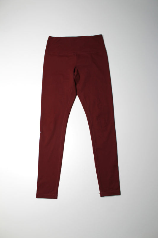 Zella (Nordstrom) high waisted maroon leggings, size medium (sale: was $25)