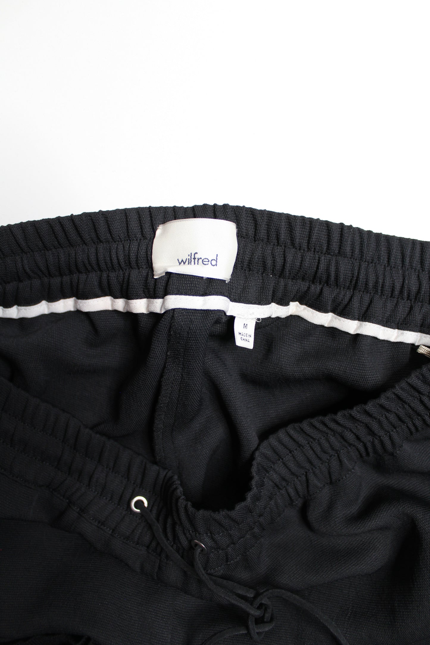 Aritzia Wilfred black dress pant jogger, size large
