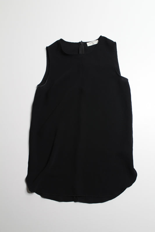 Aritzia black babaton sleeveless blouse, size xxs (loose fit)