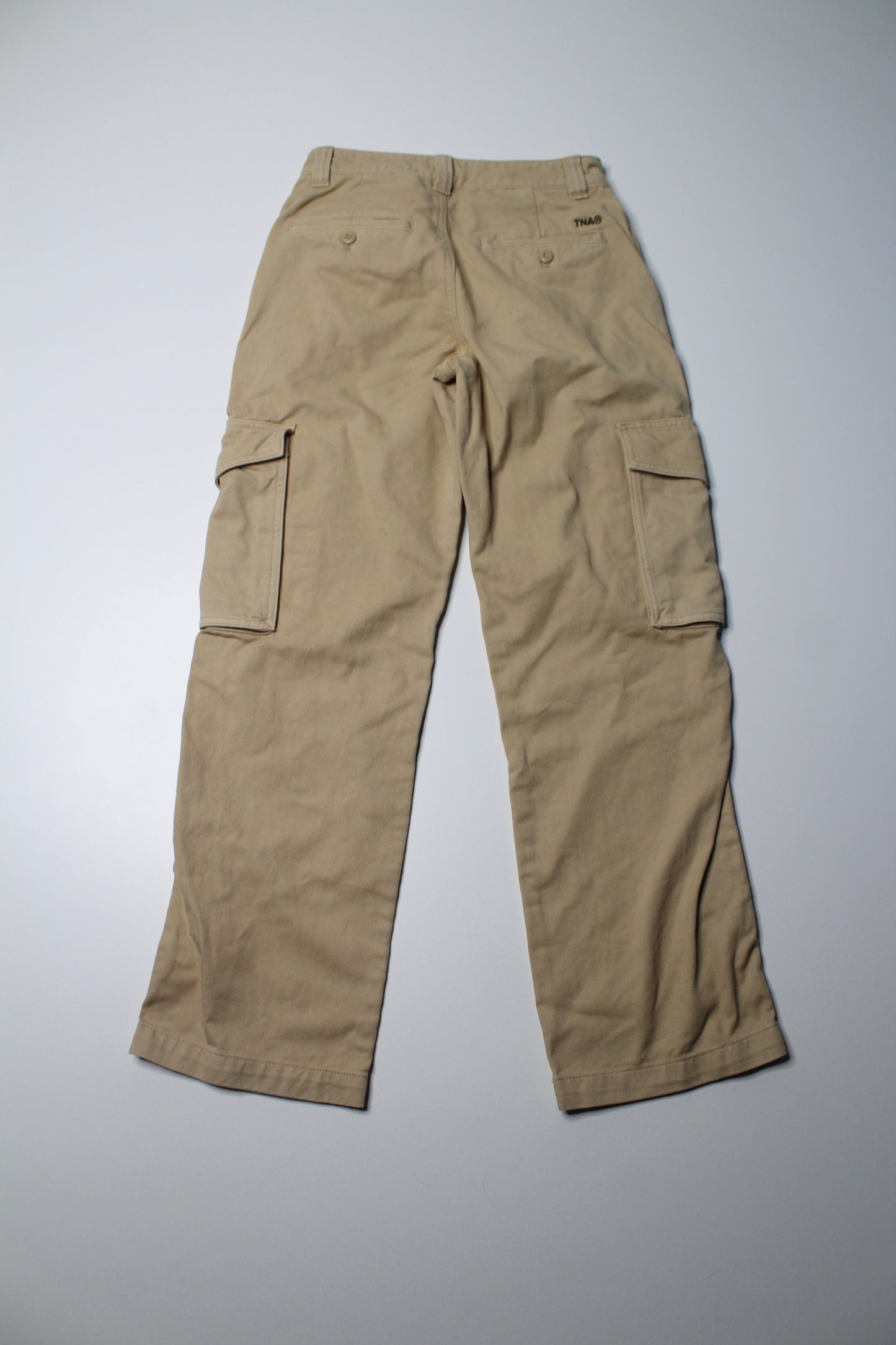 Aritzia TNA tan wide leg cargo pant, size 0 (size 24)