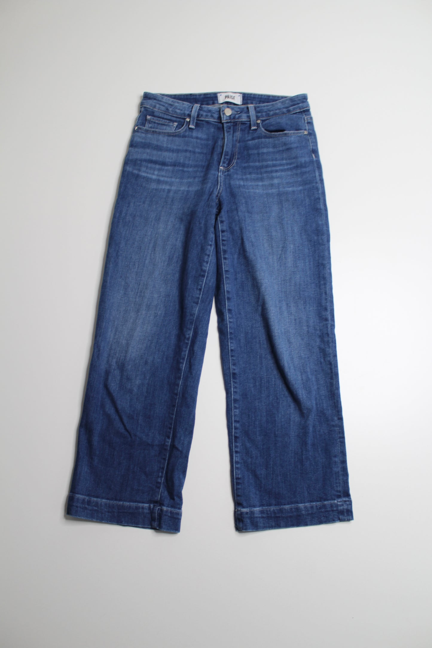 Paige ‘Nellie’ wide leg cropped jeans, size 26