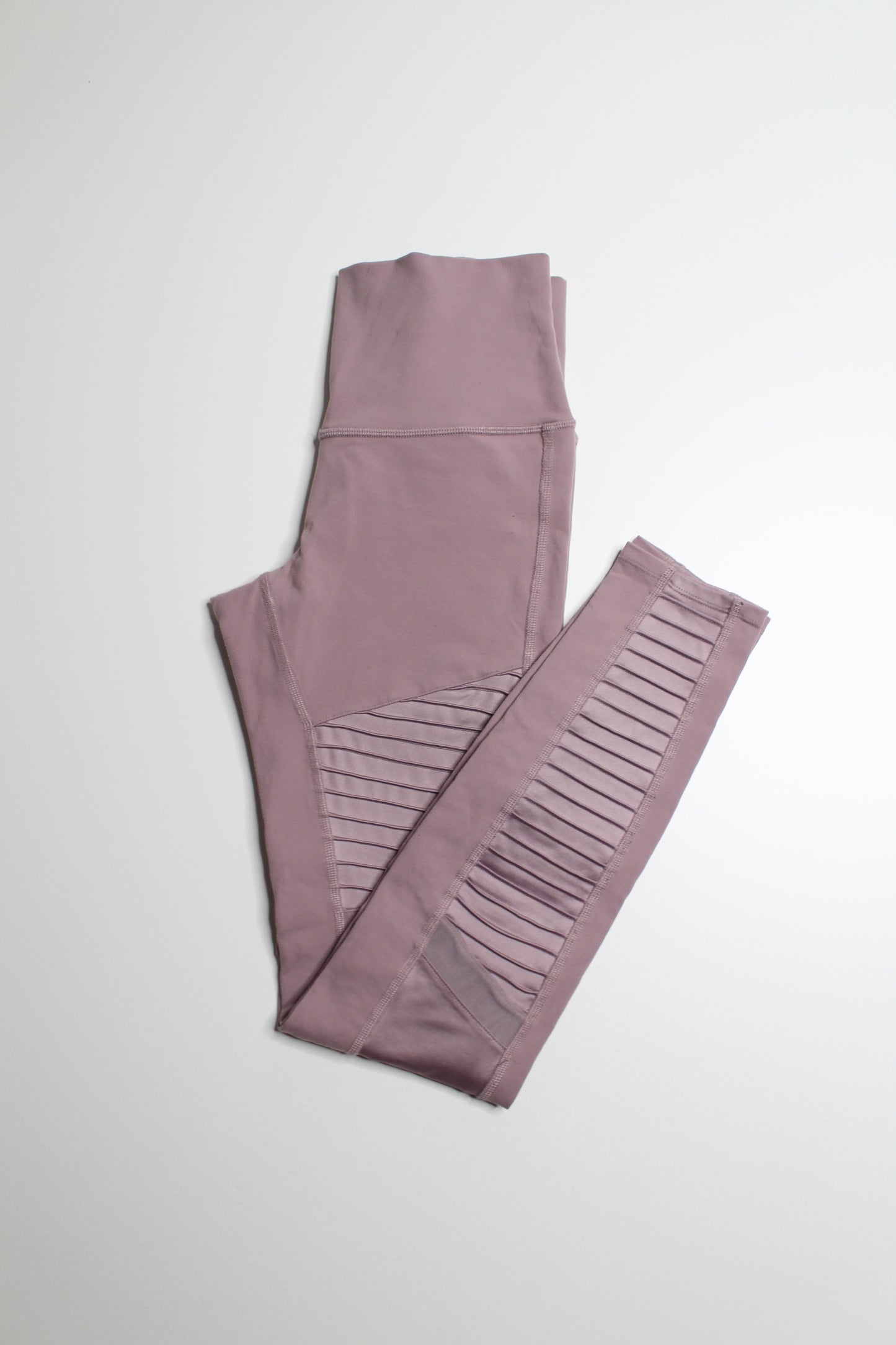 Alo Yoga smokey quartz high-waist moto leggings, size small (price reduced: was $58)