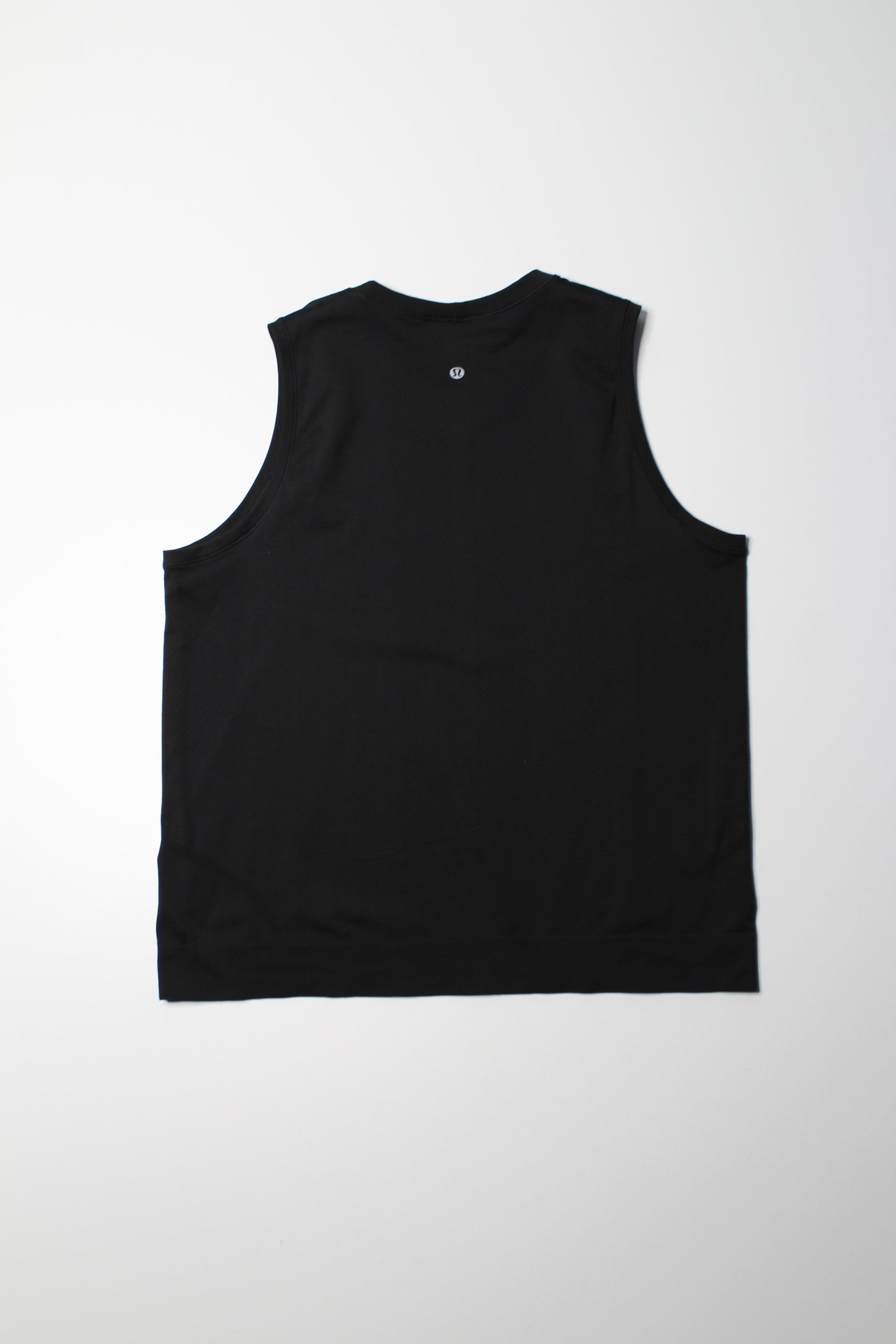 Lululemon black high neck ‘swiftly’  tech tank, no size. Fits like 12 *race length)