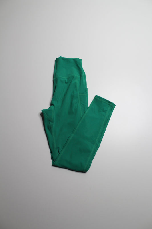 Buff Bunny green high-rise pocket leggings, size small (sale: 20% off)