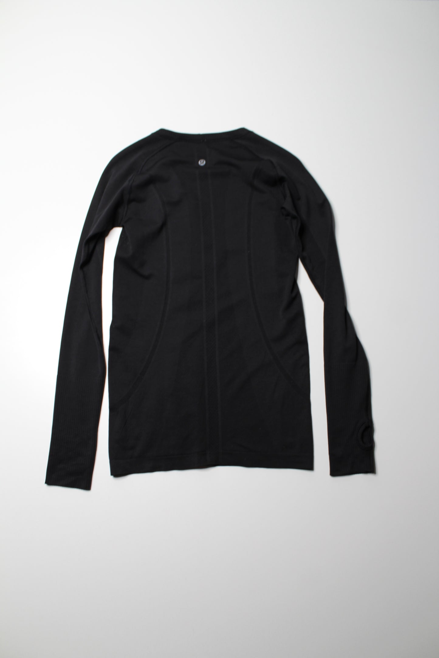 Lululemon black swiftly tech long sleeve, size 6