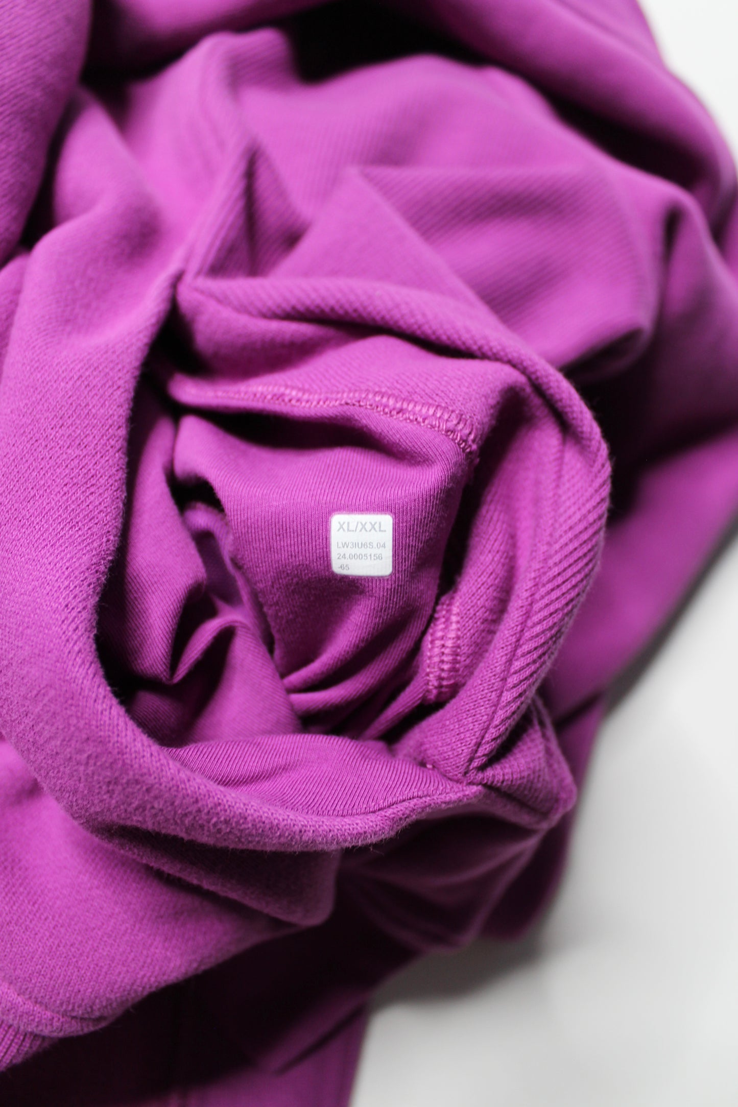 Lululemon vivid plum ‘scuba oversized side-slit’ hoodie, size xl/xxl (fits 10/12) (sale: was $58)