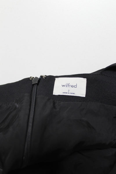 Aritzia wilfred black ‘picard’ wide leg jumpsuit, size 2 (size small)