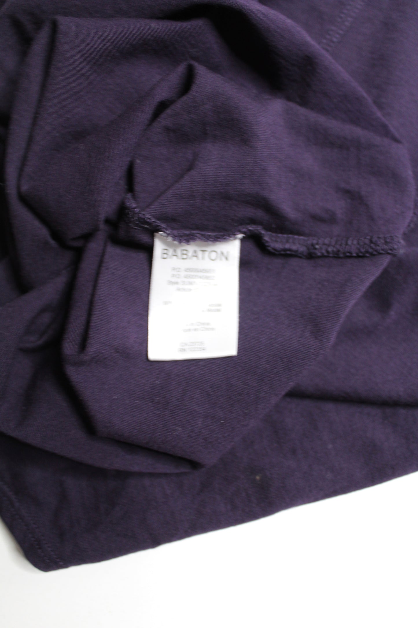 Aritzia Babaton The Group dark purple  ‘everyday’ scoop neck t shirt, size xs (relaxed fit)