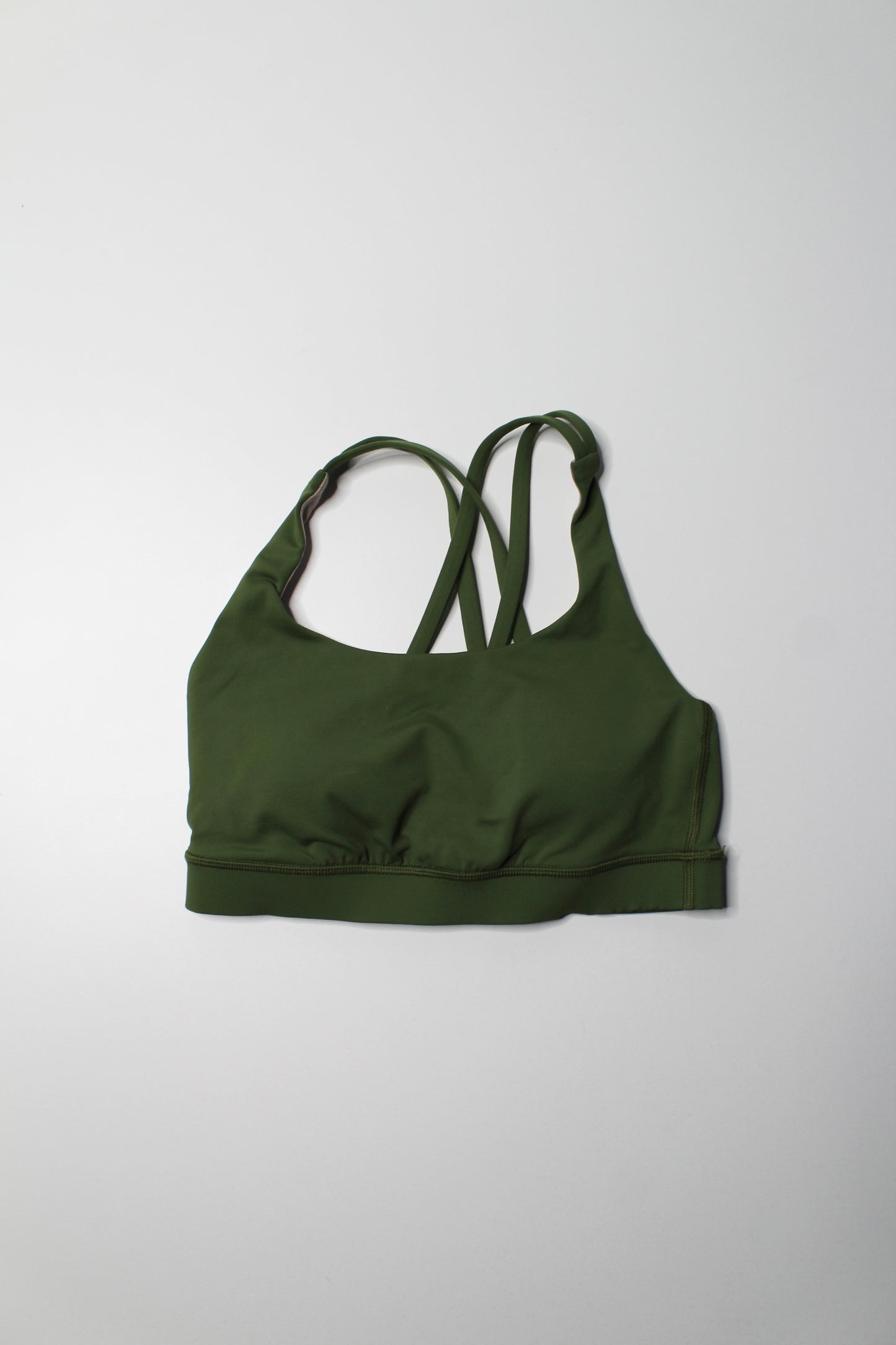 Lululemon green ‘energy’ bra, size 4