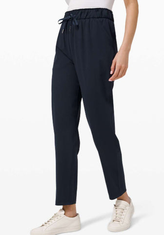 Lululemon true navy keep moving pant, size 2