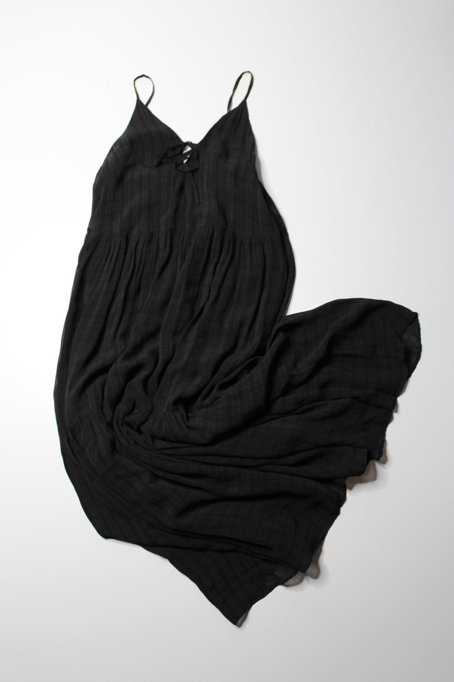 Aritzia Wilfred black pattern maxi dress, size small (additional 20% off)