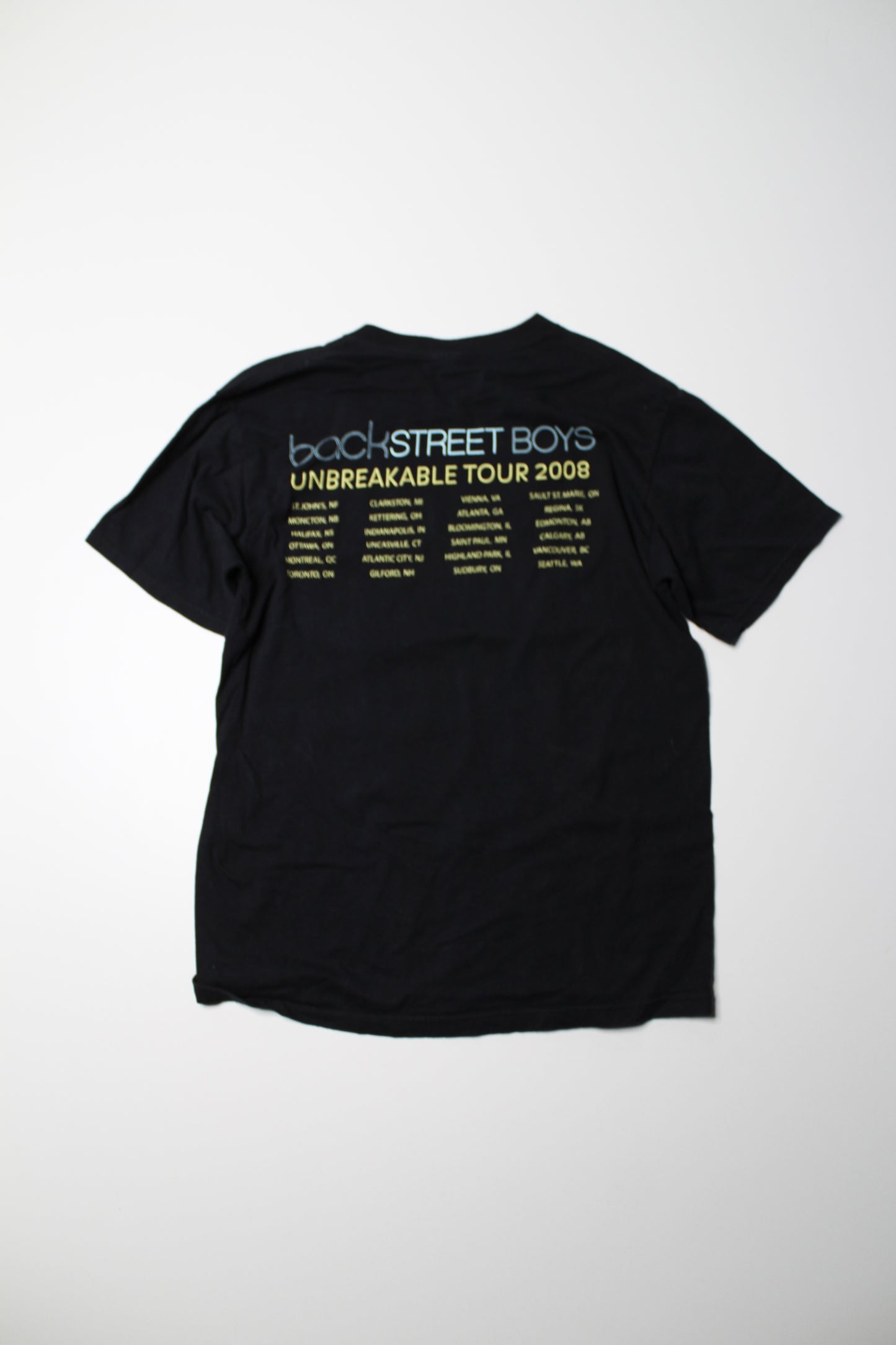 Backstreet Boys band t shirt, size small