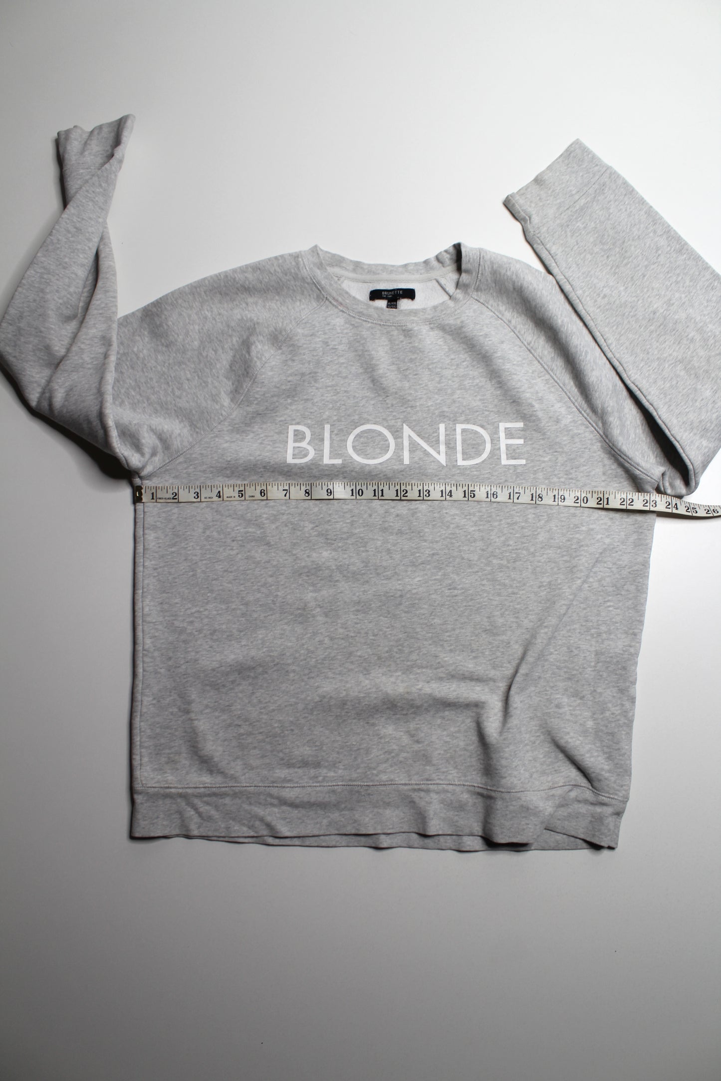Brunette The Label ‘BLONDE’ sweatshirt, size XL/XXL