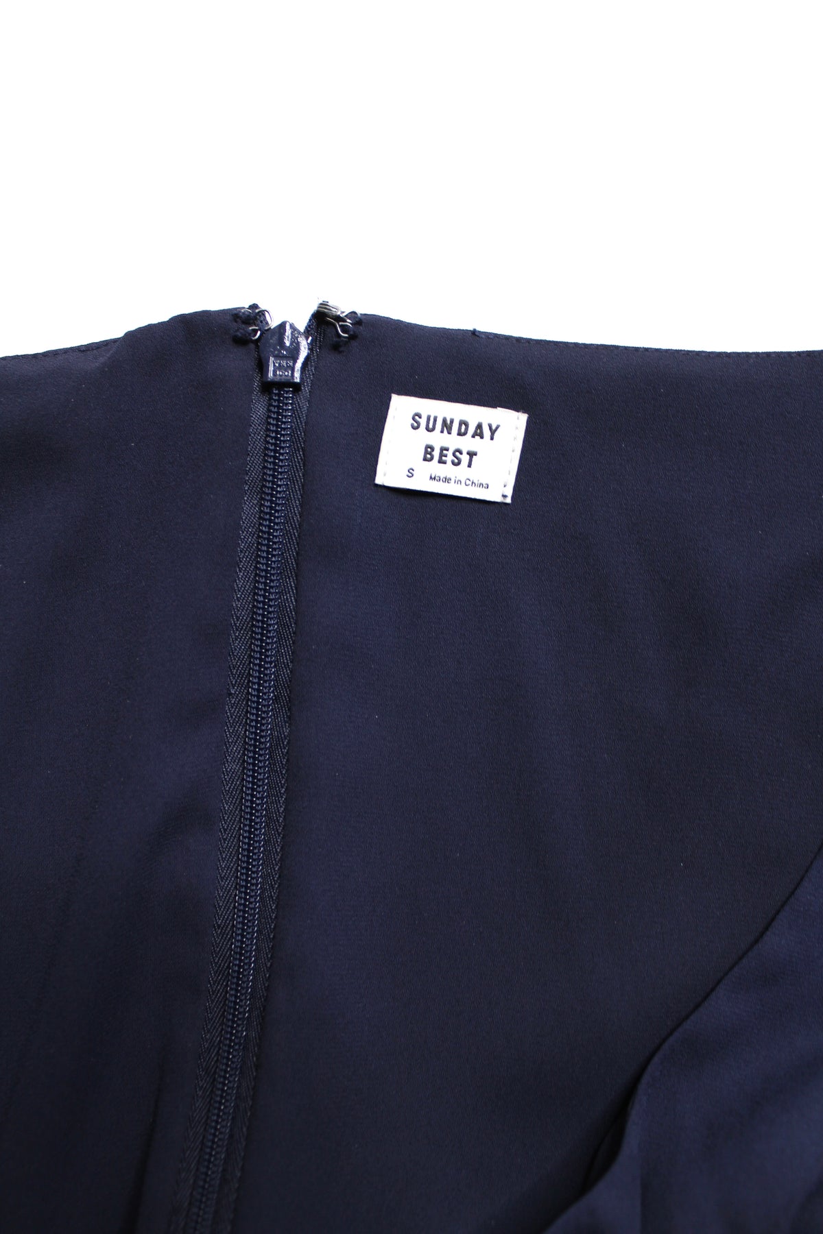 Aritzia Sunday Best navy dress, size small