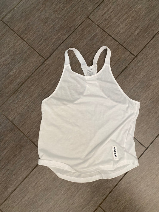 Adidas white tank, size medium (additional 50% off)