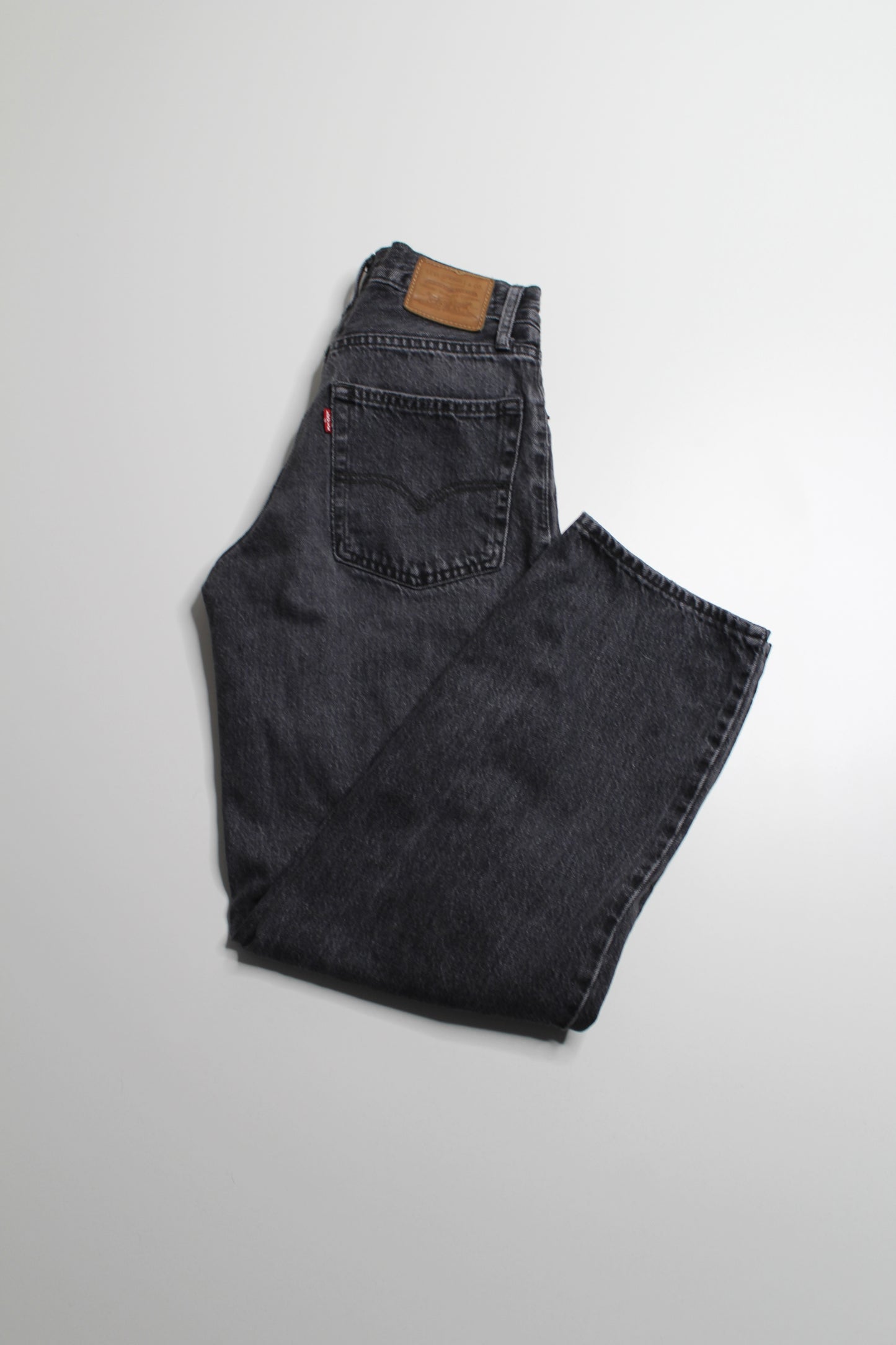 Levi's grey high rise ‘baggy dad’ jeans, size 24 (fits 24/25)