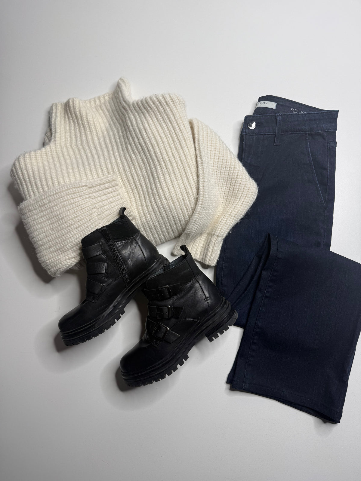 Anine Bing cream 'sydney' knit sweater, size xs (oversized)