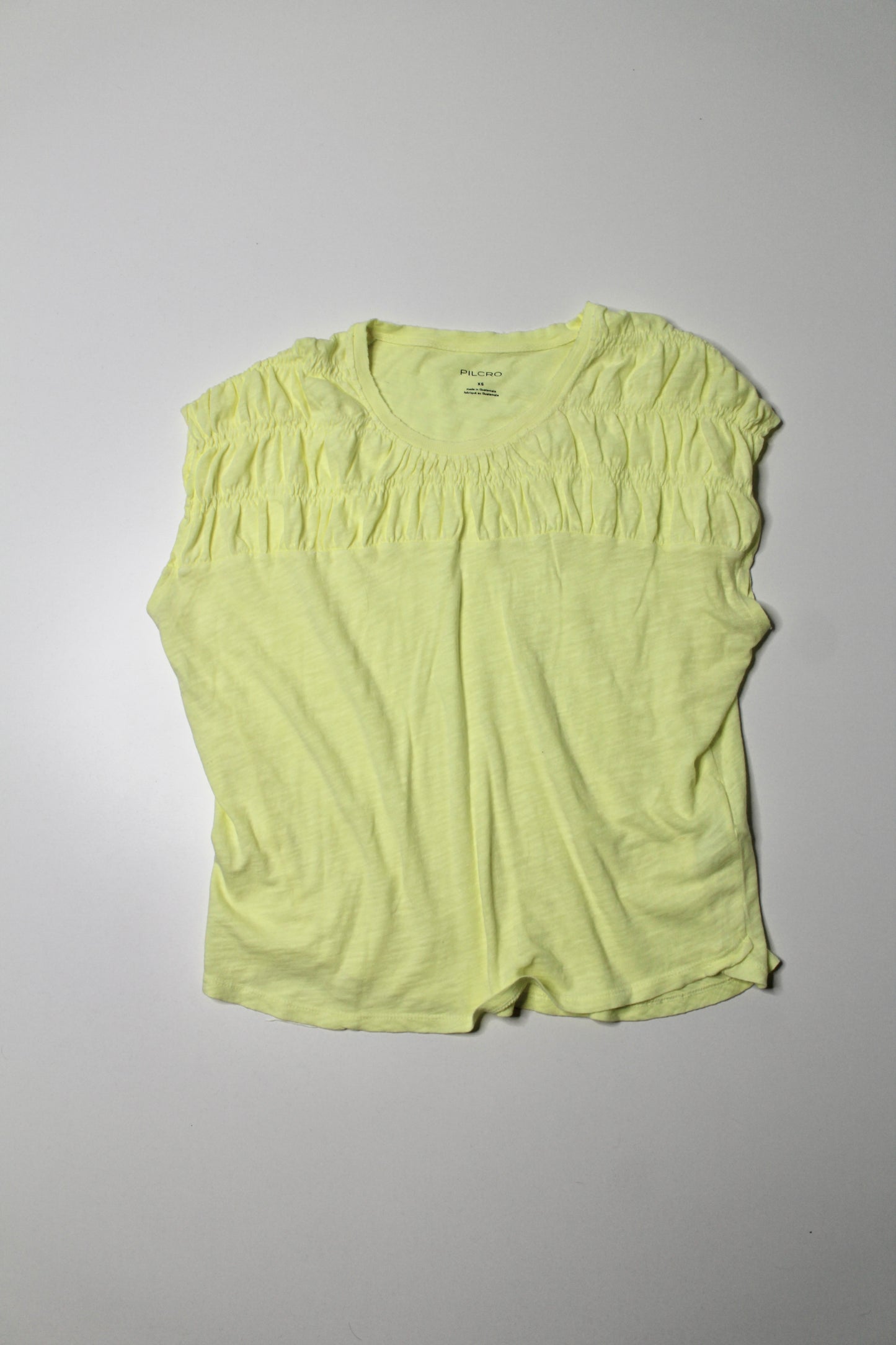 Anthropologie Pilcro yellow t shirt, size xs (oversized fit)