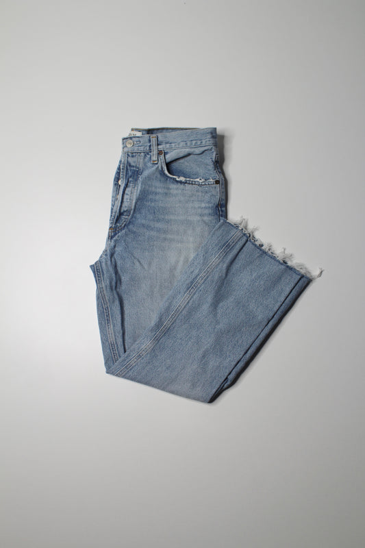 AGOLDE light wash ‘relaxed boot’ jeans, size 28 (27”)