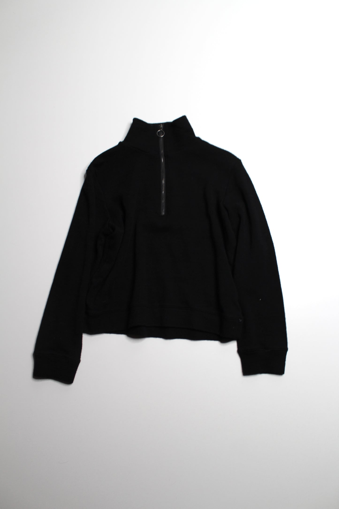 We Norwegians black 1/4 zip sweater, size xsmall