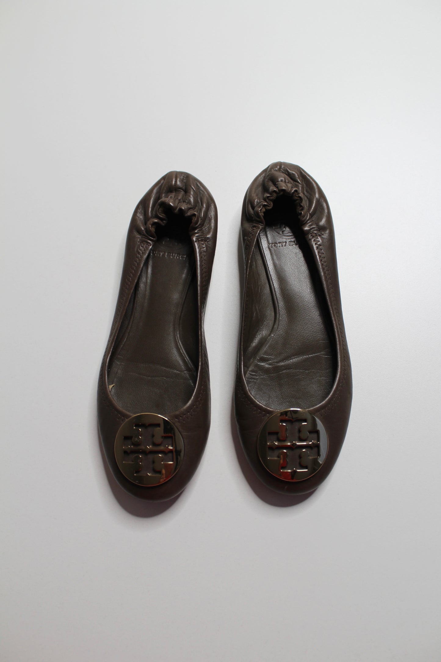 Tory Burch brown ballet flats, size 7