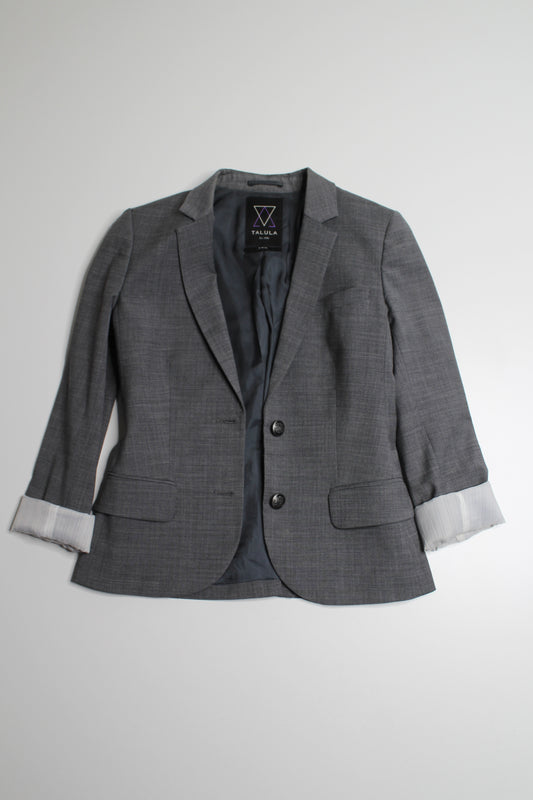 Aritzia talula medium grey ‘Exeter’ blazer, size two (xs) (additional 50% off)