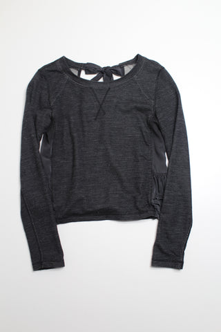 Lululemon grey sattva sweater, no size. Fits like size 4 (relaxed fit) (price reduced: was $42)