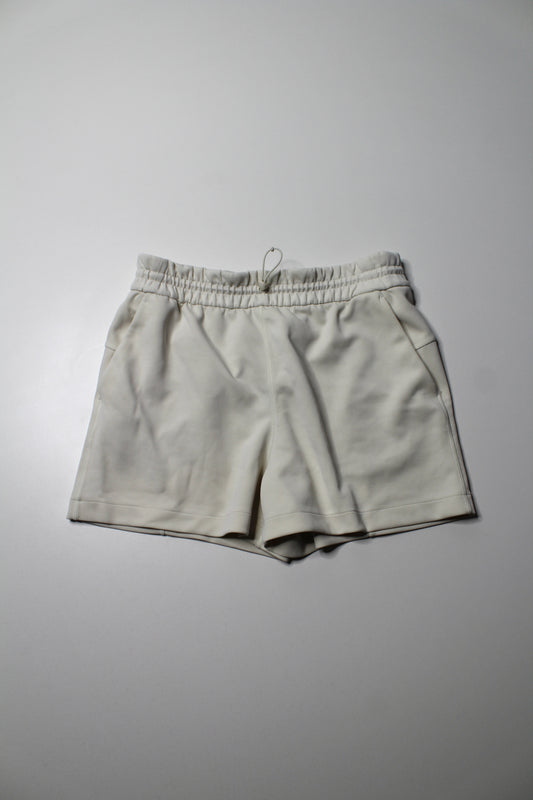 Lululemon bone 'softstreme high rise' shorts, size 10 (4")