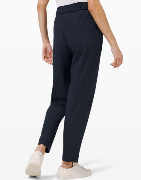 Lululemon true navy keep moving pant, size 2