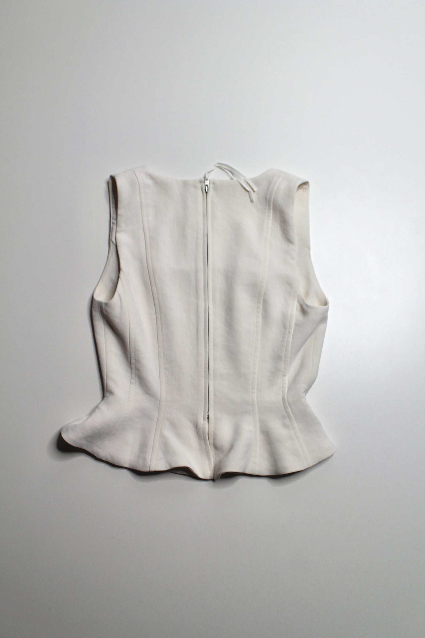 Aritzia Wilfred light birch ‘rhodora’ bustier top, size xs