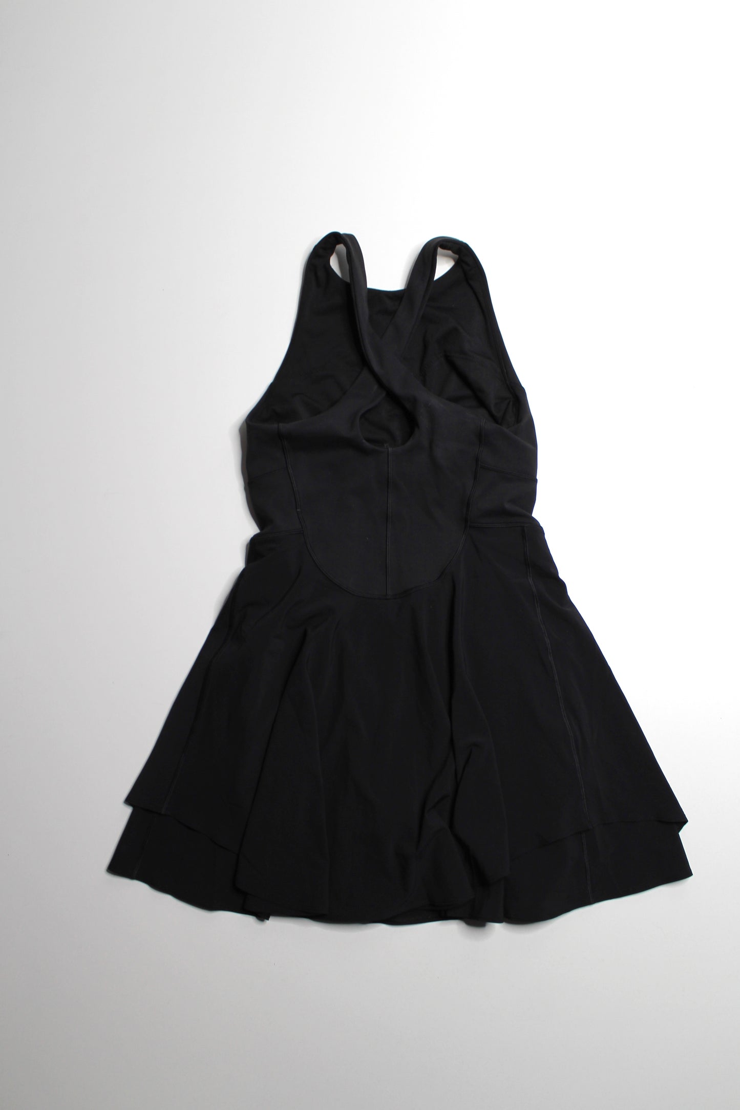 Lululemon black ‘court crush’ tennis dress, size 6