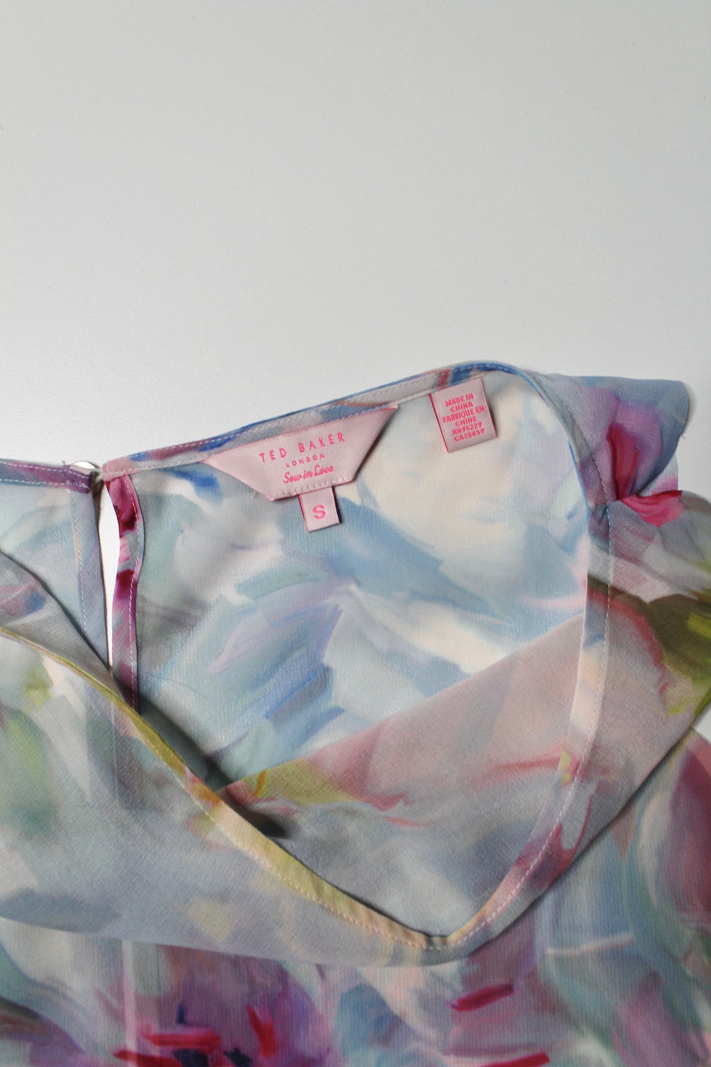 Ted Baker floral swim cover up, size small *matching bikini available