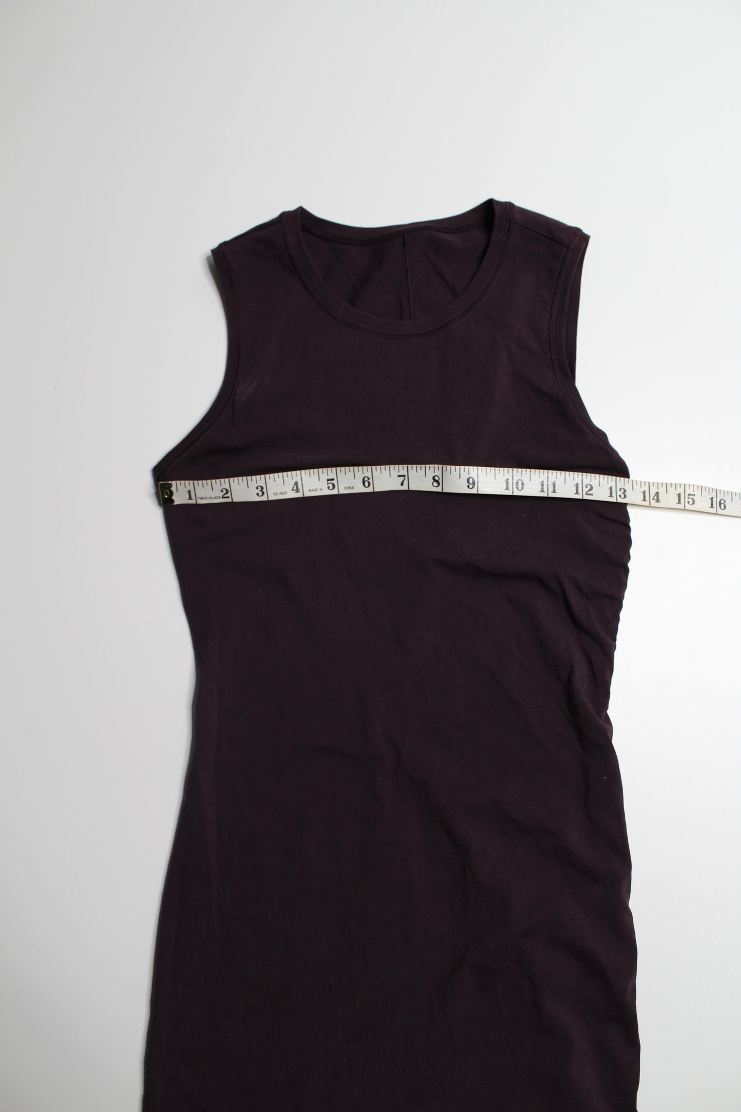 Lululemon dark plum side cinch dress, no size. Fits like 4