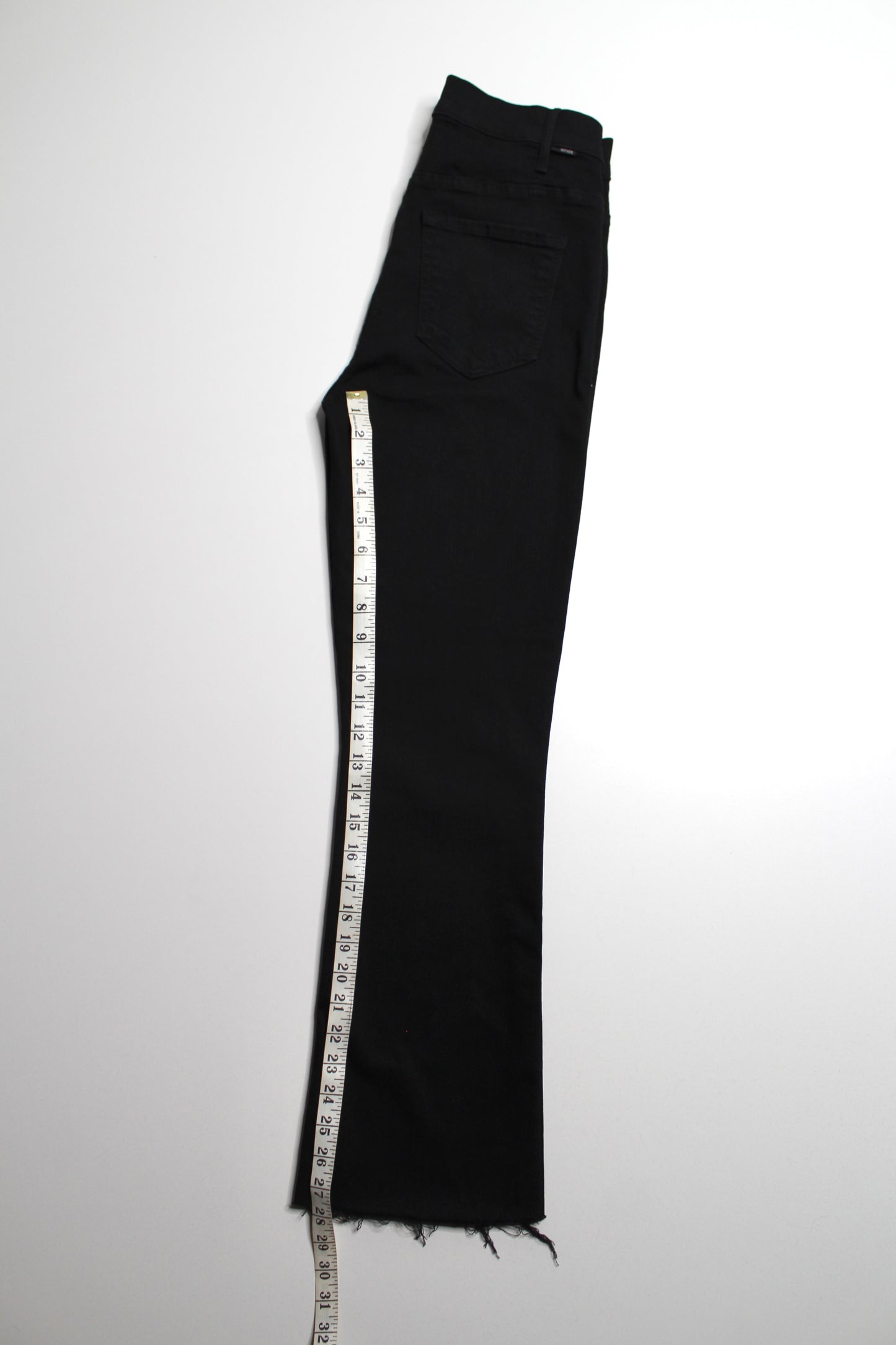 Mother not guilt (black) ‘hustler ankle fray’ jeans, size 27