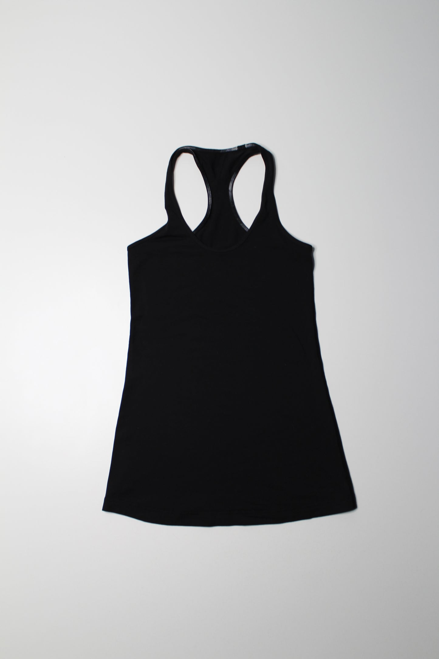 Lululemon black ‘cool racer back’ tank, size 6