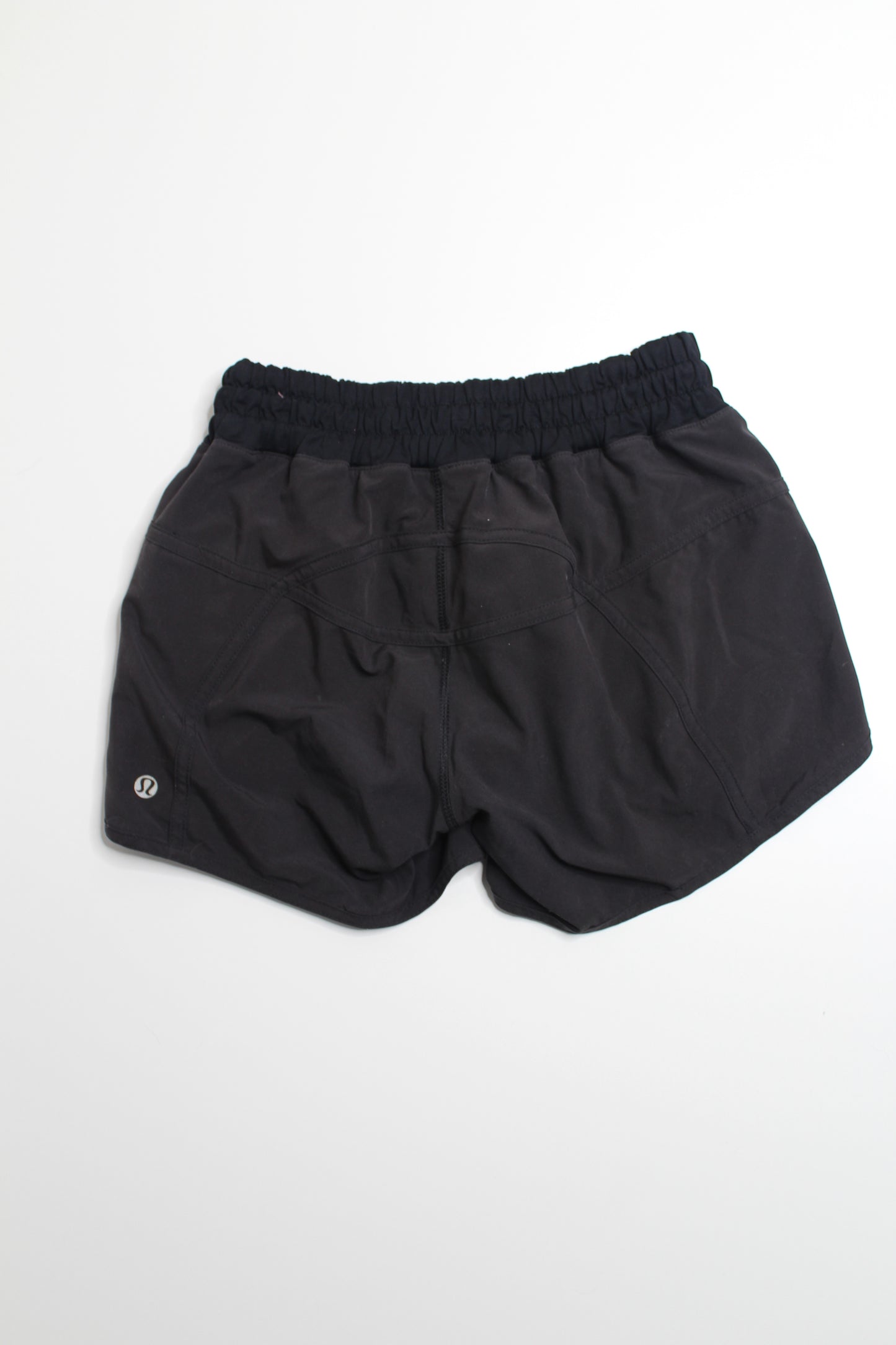 Lululemon black tracker shorts, size 4 (price reduced: was $30)