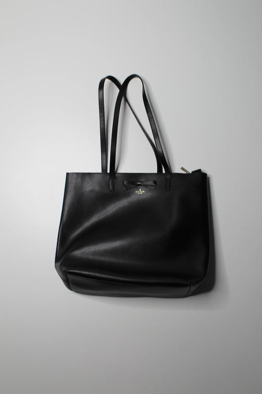 Kate Spade black ‘on purpose’ leather tote (20% off)