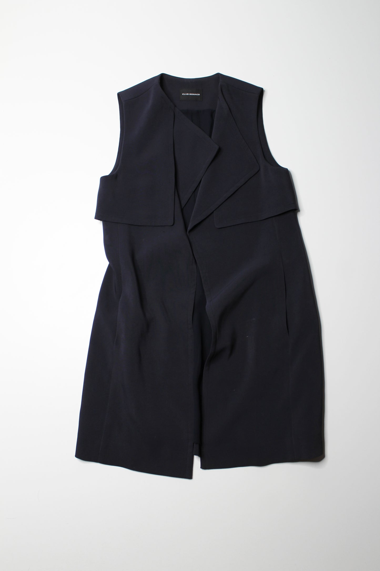 Club Monaco navy sleeveless blazer/vest, no size. Fits like small (relaxed fit) (additional 20% off)