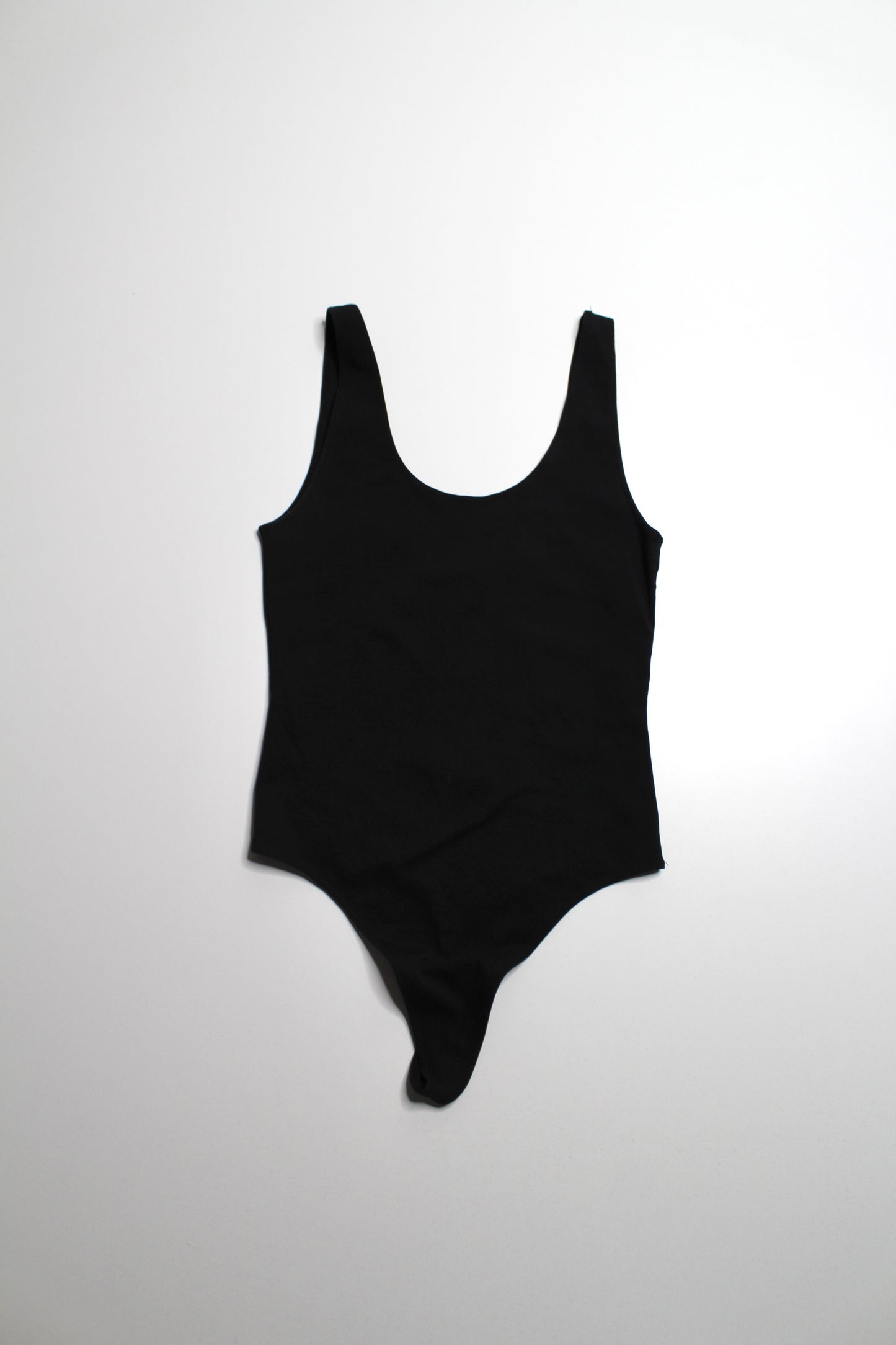 Aritzia Wilfred Free black scoop neck bodysuit, size medium