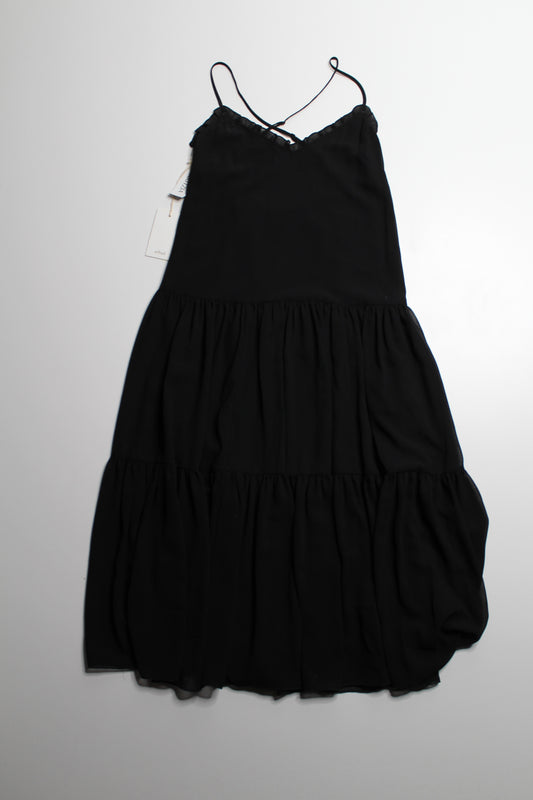 Aritzia Wilfred Free black ‘sunshine’ dress, size xxs *new with tags