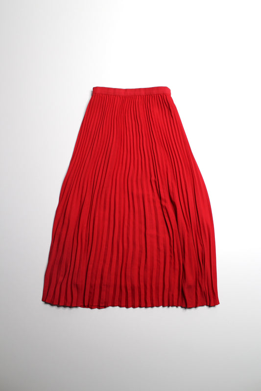 Aritzia Wilfred flashing red 'twirl' skirt, size xxs (fits xxs/xs)
