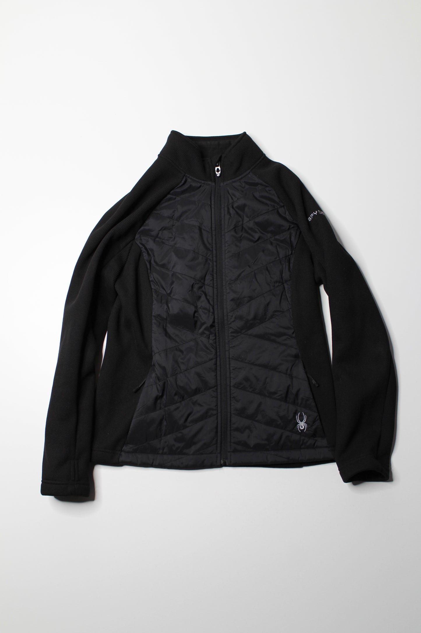 Spyder black ‘Nova’ full zip up track jacket, size medium