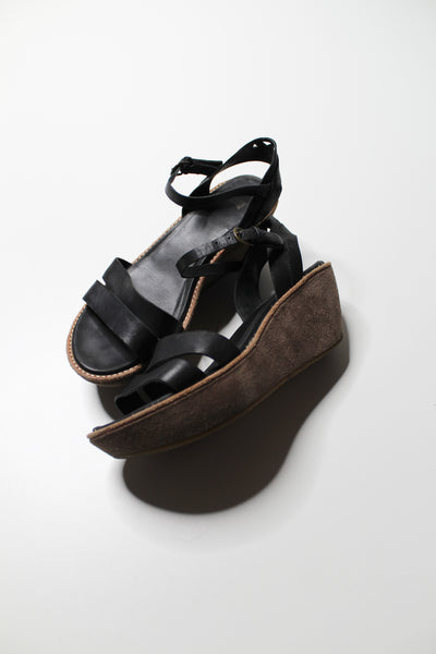 Camper black wedge sandals, size 6 (37)